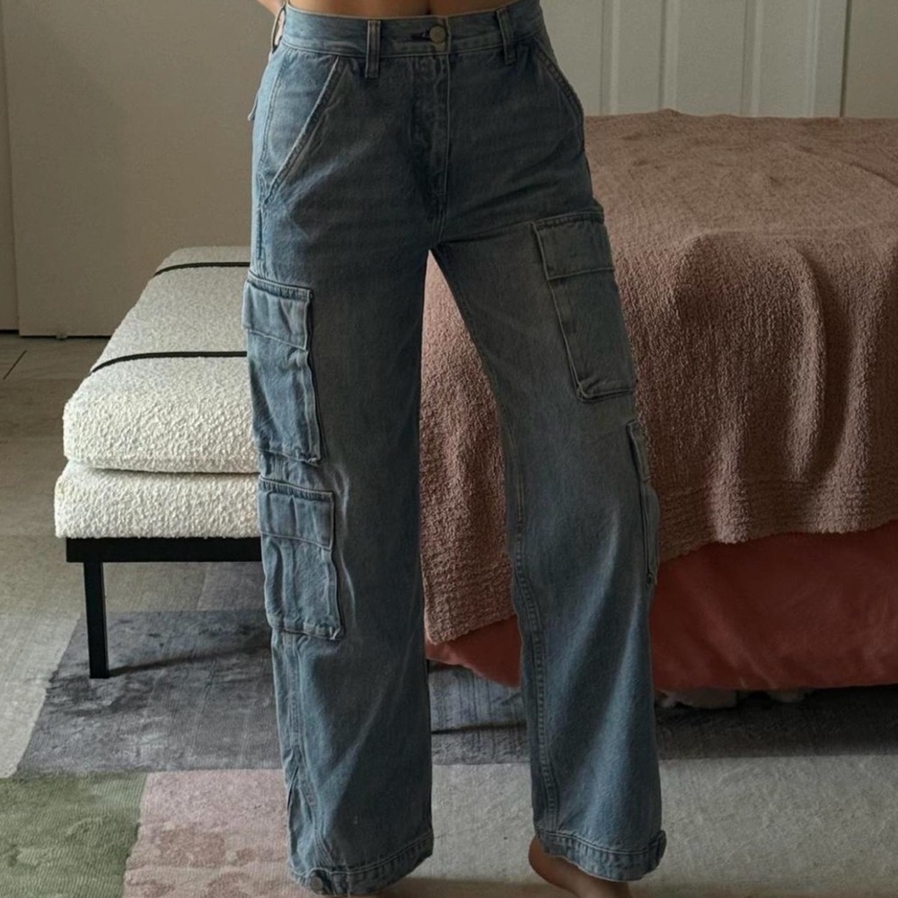 Aritzia Denim Forum Millie Hi Rise cargo jeans